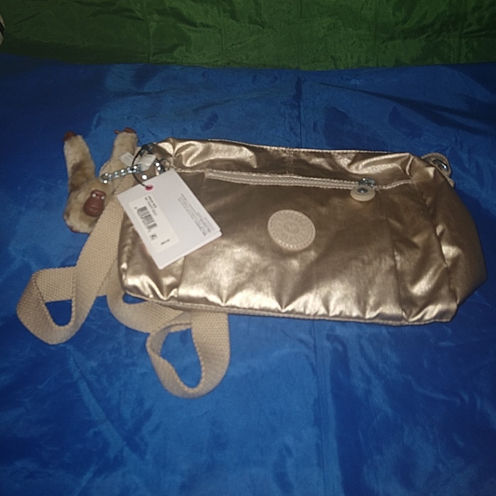 Kipling Wes bag Toasty gold